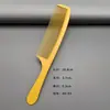 Comércio Exterior Amazon Pente Amarelo Escala Especial Salão de Beleza Pente para Cortar Cabelo Barbearia Pente com Cauda Pontiaguda Pente Plano para Cabelo Pente para Cabelo Feminino