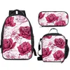 Mochila Escolar de Doble Capa Nueva Transfronteriza Bolsa de Almuerzo Estuche de Gran Capacidad Dibujos Animados Casual Simple Bolso de Hombro Grado 1-3 Sistema D