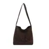 Bolso de Hombro Tote Grande de Capacidad para Mujer, Estampado de Leopardo, Casual, Moderno, 2025, Personalizado, Nueva Moda, Retro Simple, para el Trabajo