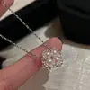 Collar de Perla de Agua Dulce Trébol de Cuatro Hojas Hecho a Mano Cadena para Suéter Pulsera Estrellada Temperamento Elegante Sensación de Lujo Ligero Gama Alta Venta al por Mayor