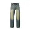 Jeans de Bolsillo Inclinado para Primavera y Verano, Pantalones Largos Sueltos, Marca de Moda Estilo Coreano para Hombre, Vaqueros Rectos Simples Versátiles Retro