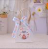 Bolsa transparente de PVC para jardín de infancia, bolsa de embalaje para niños, bolsa de regalo para personas mayores, bolso de mano para bebé, regalo de mano, bolsa de regalo de cumpleaños