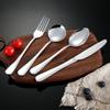 Amazon 1010 Talheres de Aço Inoxidável Ocidental Faca e Garfo para Bife Criativo Hotel Sofisticado Sobremesa Colher de Café Garfo