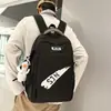 Mochila Escolar para Mulheres 2026 Nova de Aparência Sofisticada Costura em Contraste Moda Casual para Alunos do Ensino Fundamental e Médio Mochila Versátil