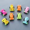 Coche de Color Sólido de Retracción Juguete Pequeño para Niños de Jardín de Infancia Dibujo Animado Lindo Juguete para Aliviar el Estrés Mini Coche de Empuje Coche de Carreras