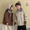Abrigo de Algodón para Niños con Cuello de Felpa, Ropa Cálida de Invierno para Niñas, Chaqueta de Algodón para Niños, Nuevo Abrigo Grueso de Bebé para Invierno 2026