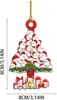 Nova Decoração de Árvore de Natal Animal DIY Pingente Pendurado Festa de Natal Presente