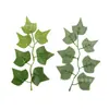 Nuevo Set de 7 Piezas de Hoja de Batata Estampada de Seda Imitación de Temu para Decoración del Hogar DIY Colgante de Pared de Planta de Hoja de Batata Accesorios de Liana