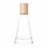 Botella de Spray de Madera de Nogal 15ml Botella de Vidrio para Perfume Recargable Portátil Botella Vacía de Gama Alta Soporta Personalización