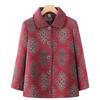 Abrigo de moda para madres de mediana edad y ancianas, abrigo de primavera y otoño, nuevo abrigo de abuela, ropa de solapa de estilo occidental para ancianas