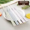 Palillos de aleación de grado alimenticio, elegantes y atractivos, diseñados para adultos, con una estética fresca y minimalista, adecuados para restaurantes japoneses y coreanos, y con un diseño antideslizante y antihongos para uso doméstico