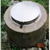 En Stock Tapa de Registro Antirrobo de Acero Inoxidable 304 con Cerradura, Tapa de Registro Decorativa Redonda y Cuadrada para Hogar de Tubo Alto, Rejilla para Aguas Pluviales