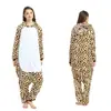 Desenho animado Animal Pijama Siamês Adulto Outono e Inverno Flanela Panda Dinossauro Masculino e Feminino Triceratops Leão Estrela Pégaso