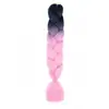Trenzas Grandes de Fibra Sintética de Comercio Exterior, Trenzas de Colores, Peluca, Cabello para Trenzas Jumbo, Rastas Africanas, Cabello para Crochet