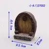 Artesanato em Resina, Acessórios Únicos de Porta de Madeira Pequena para Porta-Retratos, Portas e Janelas de Resina, Suprimentos para Mesa de Areia Psicológica, Portas de Resina