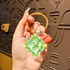 Llavero de Placa de Palabra Acrílica Colgante para Mochila Escolar Llavero Pequeño Fresco Estilo Ins Decoración de Texto para Niñas Pequeño Regalo