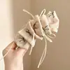 Pinza Plátano Plisada Vertical con Lazo Floral para Cola de Caballo de Verano 2026 Nuevos Pasadores para la Parte Posterior de la Cabeza Accesorios para el Cabello