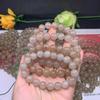 Pulsera Circular Única de Cristal de Fresa Champagne Natural con Cuenta Redonda Pulsera de Cristal Transparente de Fresa Cualquier Combinación DIY