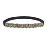 Cinto elástico feminino doce all-match contas elásticas incrustação de strass cintura fina Cinto decorativo de cristal atacado