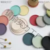 Base de Mimbre Cerámica Quemada Esterilla Decorativa para Agua Florero Nórdico Color Apagado Maceta Engrosada Recolector de Agua