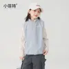 Fábrica de Ropa Infantil Xiaofit Ropa de Invierno 2026 para Niñas Nuevo Chaleco Cálido para Niños Mayores Top Casual sin Mangas