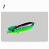 Cebo Artificial Medio Palo Señuelo de Hundimiento Lento Crankbait de Recuperación Lenta para Lucio, Lucioperca y Black Bass Señuelo Minnow Multisección