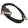 Cable de puerto serie hembra RS232 DB9 hembra a USB 232COM Puerto USB a puerto serie RS232