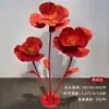Fondo de Decoración de Flor de Amapola Eva para Celebración de Boda Flores Artificiales Flores Falsas para Uso en Bodas