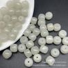 Jade Branco Natural 6 x 8 contas antigas contas soltas acessórios diy acessórios de jade soltos contas de ábaco contas atacado