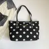 Bolso Tote de Lunares Nuevo 2026 para Mujer, Bolso de Hombro de Gran Capacidad para el Trabajo, Bolso de Mano Versátil de Nicho de Alta Gama