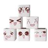 Macetas de Cerámica, Macetas para Suculentas, Cuadradas Creativas de Dibujos Animados con Expresiones Lindas, Macetas de Escritorio Transfronterizas, Macetas de Cerámica
