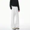 Outono de 2026 Novo Estilo Calça de Moletom Sombra na Parede Hua Algodão Perna Curva Micro Flare M-5XL HK261079-Especial P28