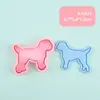 Molde para Galletas Serie Cachorros Molde para Galletas Dibujos Animados 3D Cortador de Galletas Realista Impreso en Arcilla DIY
