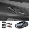 Adecuado para Toyota PRIUS 23, serie PRIUS 60, marco de manija interior, cuenco interior de la puerta, pegatinas, decoración interior, pegatinas, accesorios