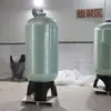 Tanque de Filtro de Areia Feito de Fibra de Vidro com Revestimento Interno de PE, Moldagem Integrada, Seguro e à Prova de Vazamentos, Filtro Vertical com Porta de Descarga