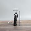 Directo de fábrica moderno simple cerámica gres negro porcelana blanca doce adornos de yoga adornos para el hogar al por mayor