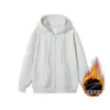 Sudadera Chaqueta de Trabajo Transfronteriza Comercio Exterior Marca de Tendencia Americana sudadera para Hombre Felpa Pura Algodón Cremallera Sudadera Personalizado