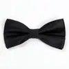 Pajarita Puntiaguda para Hombre Formal Estilo Coreano Puntiaguda Doble Capa Novio Boda Vino Tinto Pajarita Negra para Mujer