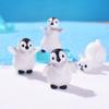 Nuevo Lindo Pingüino Oso Polar Musgo Micro Paisaje Escena de Nieve Adorno Foca Cubito de Hielo Paisajismo Navideño Accesorios