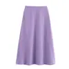 ZA Comercio Exterior 2025 Primavera Nuevo Estilo Europeo y Americano Moda Femenina Elegante Casual Suave Top Conjunto de Vestido Midi