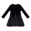 Vestido de primavera e outono para meninas, bebê, estilo estrangeiro popular, marca de moda infantil personalizada, vestido de princesa de malha brilhante coreano