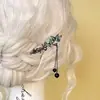 Horquilla para el Cabello con Borla Doble Mariposa Estilo Nacional Chino de Gama Alta Disco para el Cabello Horquilla para el Cabello Parte Posterior de la Cabeza Antigua Horquilla para el Cabello Hanfu Cheongsam