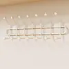 Colgador de Ropa de Pared, Gancho sin Taladro para Sombreros y Bolsos Detrás de la Puerta, Estante de Almacenamiento Resistente de una Fila sin Marcas