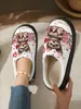 Suministro exclusivo transfronterizo de pantuflas de lino y algodón con temática de animales, pantuflas de primavera, verano y otoño para hombre y mujer, entrega directa de fábrica JIT transfronteriza POD