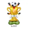 Balão de Folha de Alumínio em Formato de Troféu de Futebol - Novo Modelo Transfronteiriço - Para Decoração de Eventos de Competição de Futebol