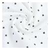 Pijama de doble capa de crepé estampado con pequeñas estrellas de cinco puntas, tela para ropa de casa, tela de gasa para bebé, tela para toalla de baño