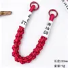 Pulseira Colorida de Dopamina Corda Chaveiro de Câmera Cordão Anti-Perda para Celular Bolsa para Garrafa de Água Tira Curta de Celular Trançada