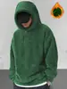 Sudadera con capucha y media cremallera de manga larga de color liso, deportiva informal para hombre, popular en otoño e invierno, comercio exterior transfronterizo europeo y americano