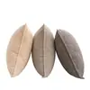 Cojín Decorativo de Terciopelo Sólido Color Crema Claro para Invierno, Cojín para Sofá de Sala de Estar con Acabado de Alta Gama, Cojín Engrosado para Respaldo