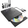 Notebook de Expansão Multifuncional Gravador de DVD Externo Drive Óptico Externo USB 3.0 Tipo de Drive Externo